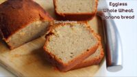 Air fryer eggless banana bread (Whole wheat)