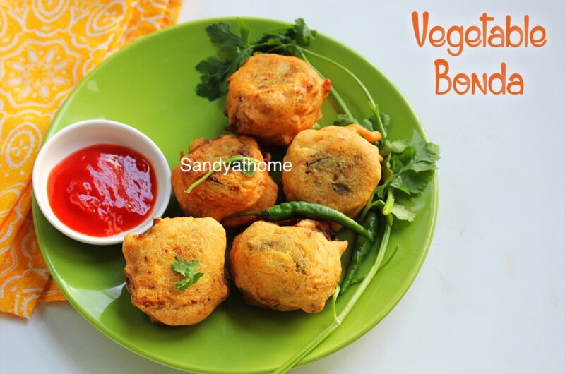 Vegetable bonda recipe, Mixed veg bonda