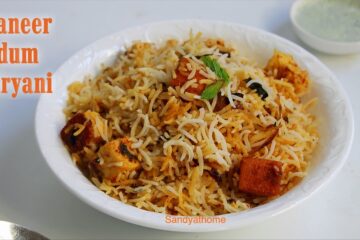 paneer dum biryani