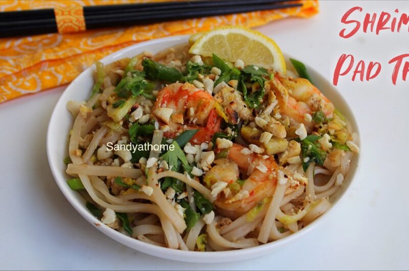 Shrimp pad thai, Easy shrimp pad thai