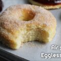 air fryer eggless donuts