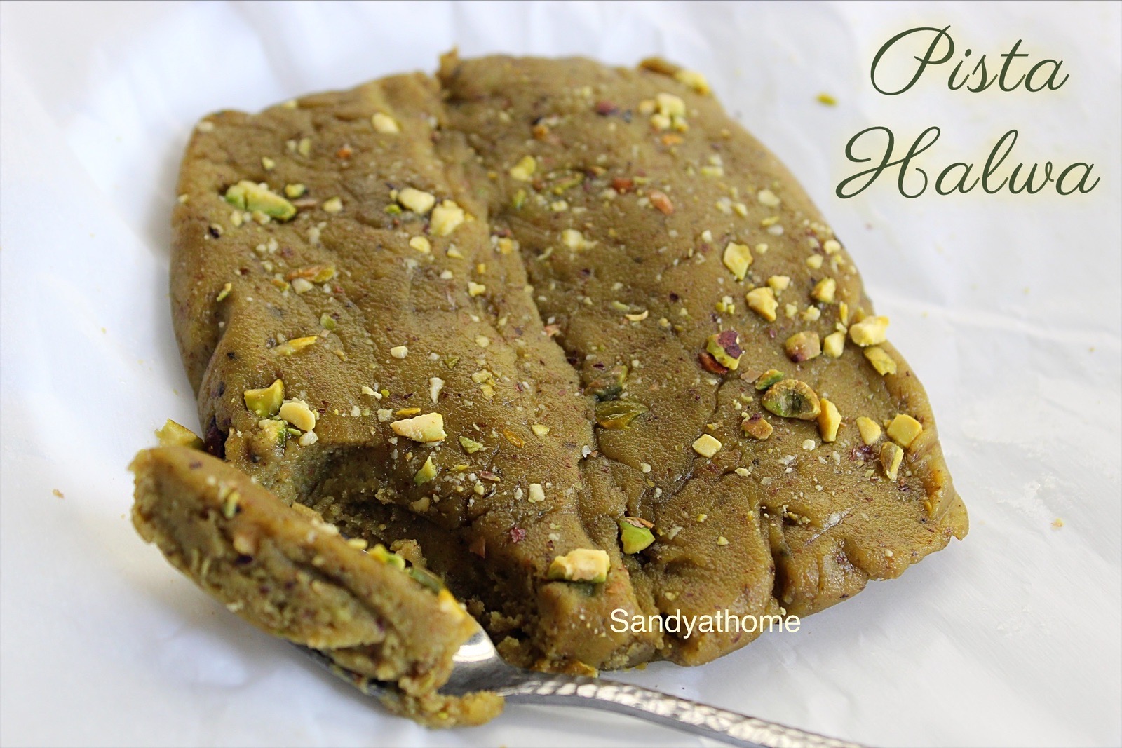 Pista halwa, Pistachio halwa