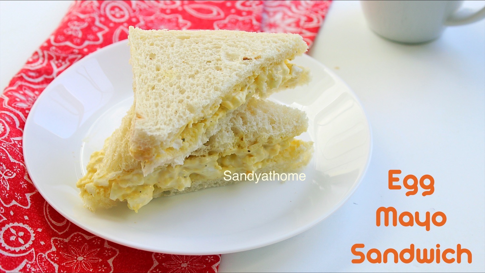 Egg mayo sandwich, Mayo egg sandwich - Sandhya's recipes