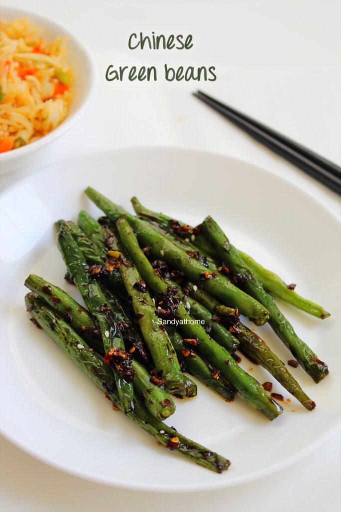 asian green beans, chinese style green beans, green beans