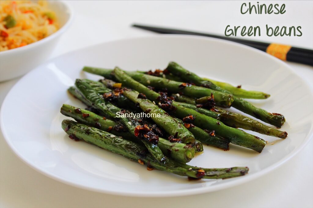 asian green beans, chinese style green beans, green beans