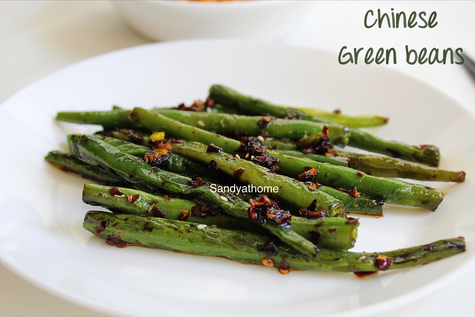 Asian green beans, How to make Chinese style green beans Sandhya's