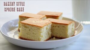 bakery style sponge cake, sponge cake, cake, Indian style cake