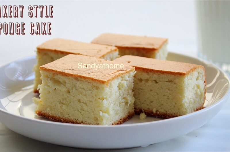 Bakery style sponge cake, Easy sponge cake