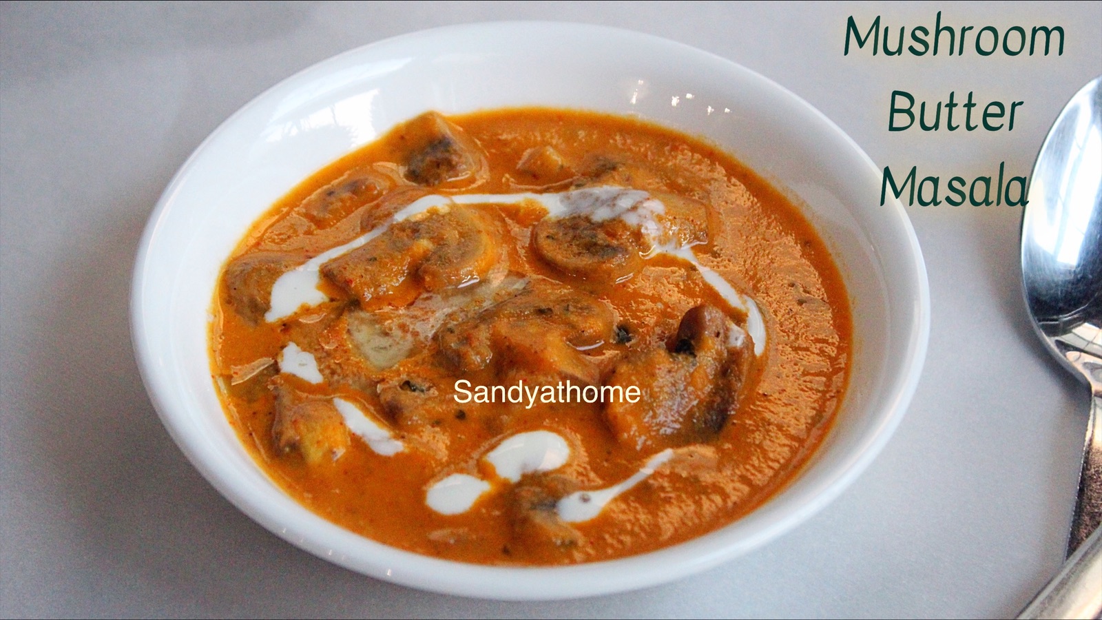 Mushroom butter masala, How to make mushroom makhani Sandhya's recipes
