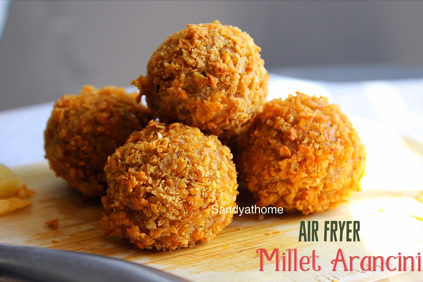 Air Fryer Millet Arancini, How to make Millet Arancini