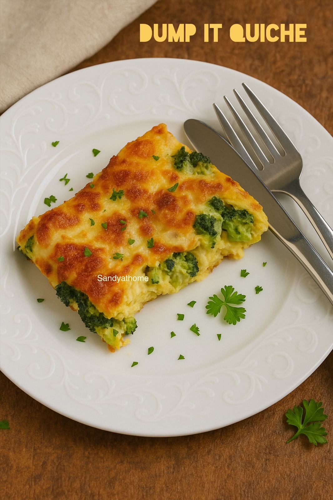 Epic Broccoli Dump Quiche — Quick, Cheesy, and Foolproof