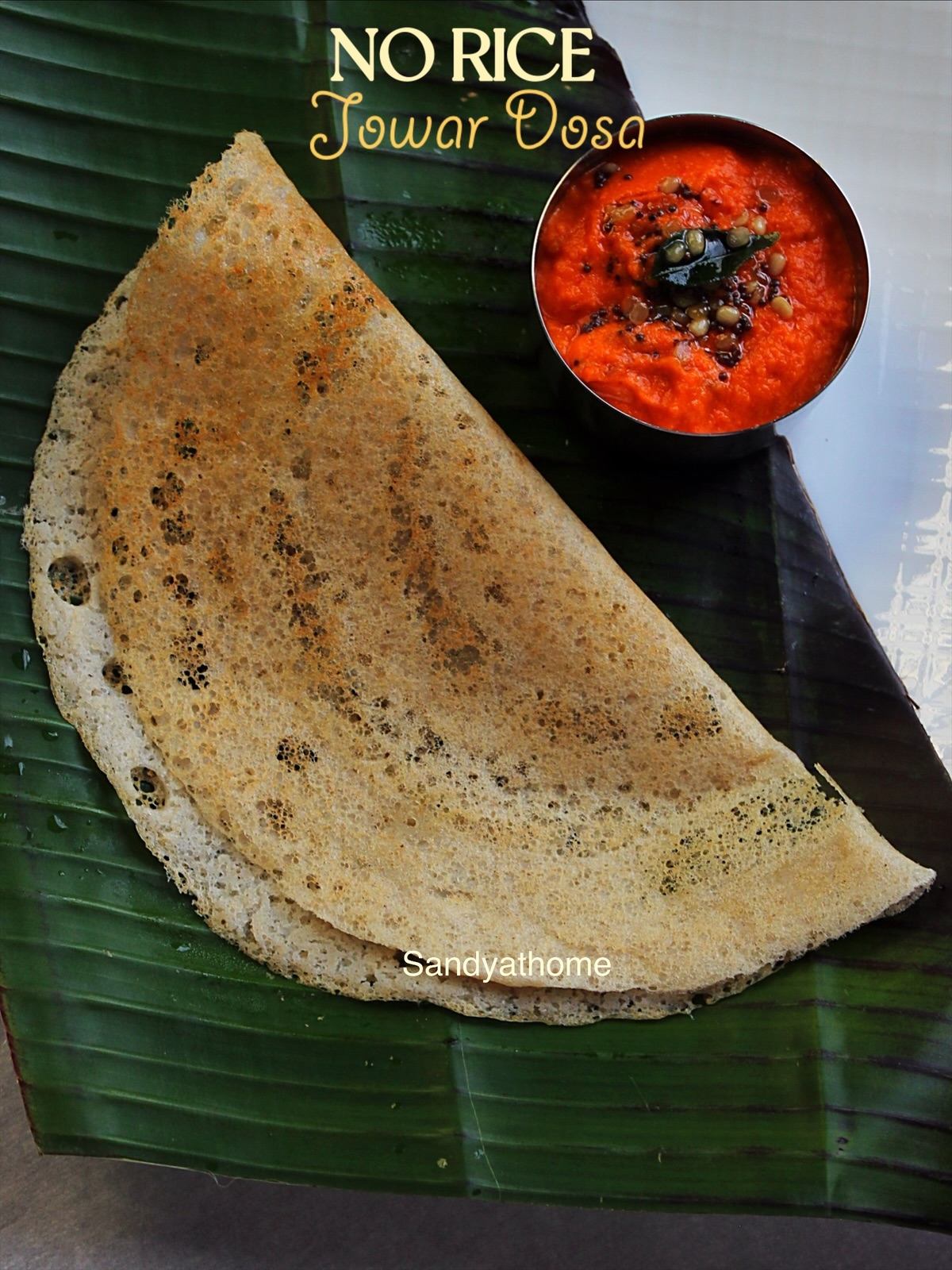 No Rice Jowar Dosa | Cholam Dosa Recipe (Gluten-Free, Healthy Dosa)