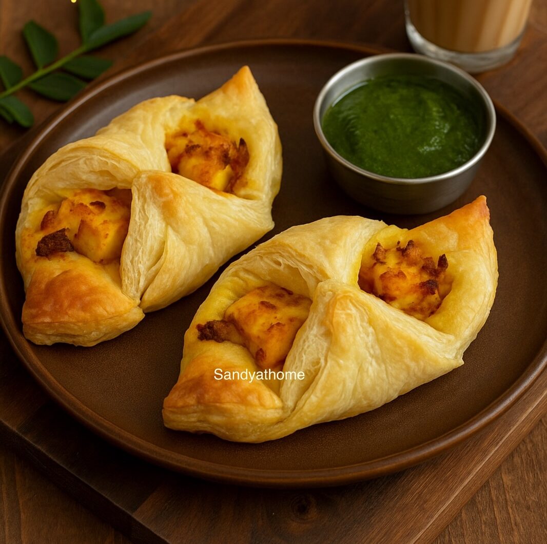 How to Make Perfect Indian Bakery-Style Paneer Puffs at Home