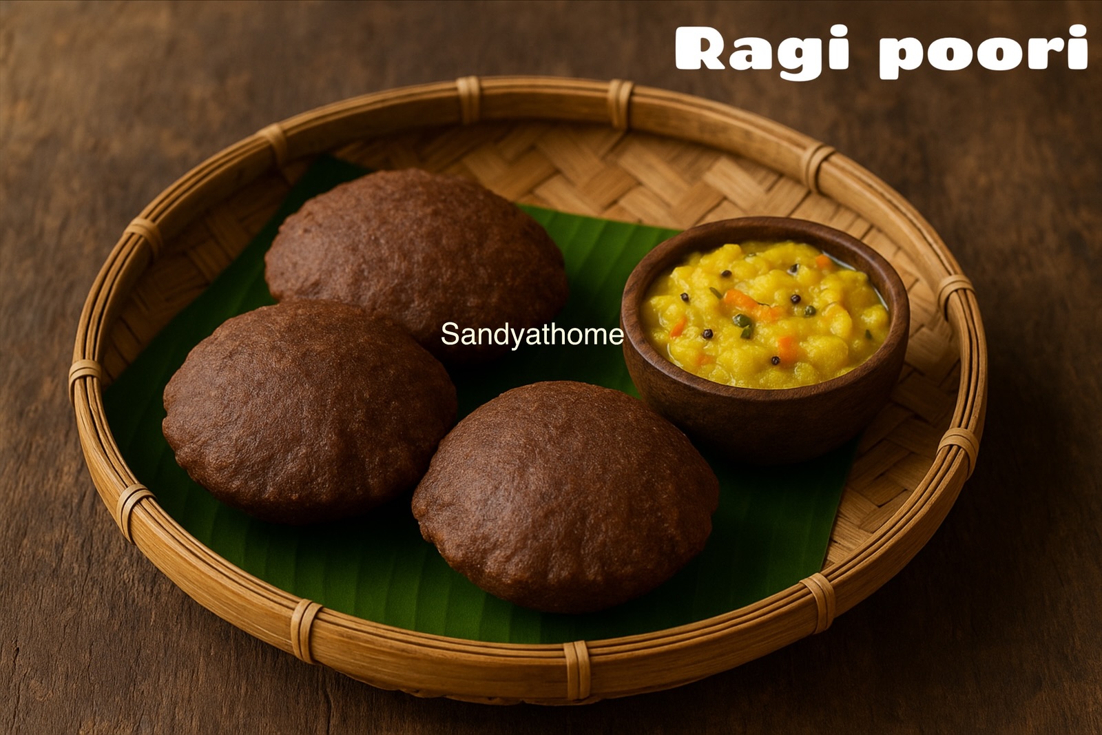 Ragi Poori Recipe | How to make Millet Poori