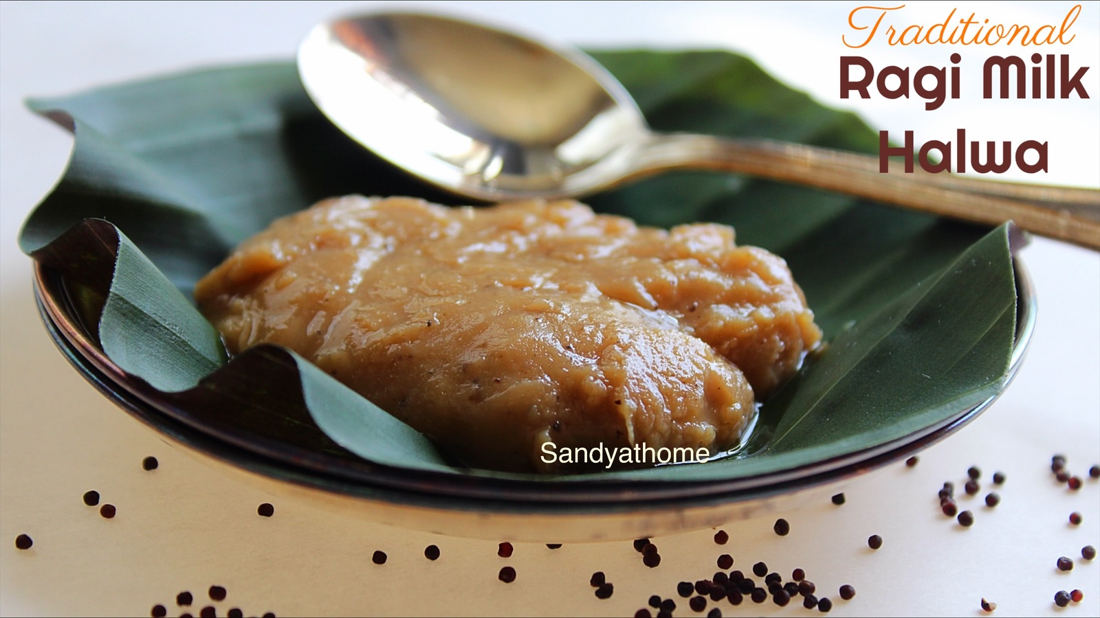 How to make Ancient Ragi Milk Halwa, Keppai Paal Halwa 
