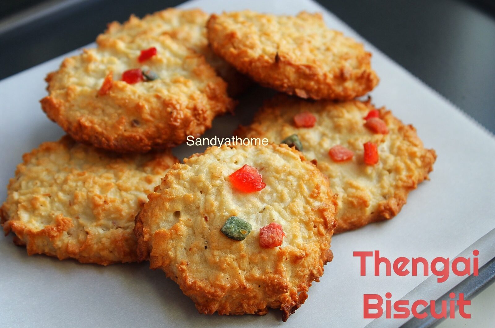 Thengai Biscuit recipe, How to make Coconut Biscuit 