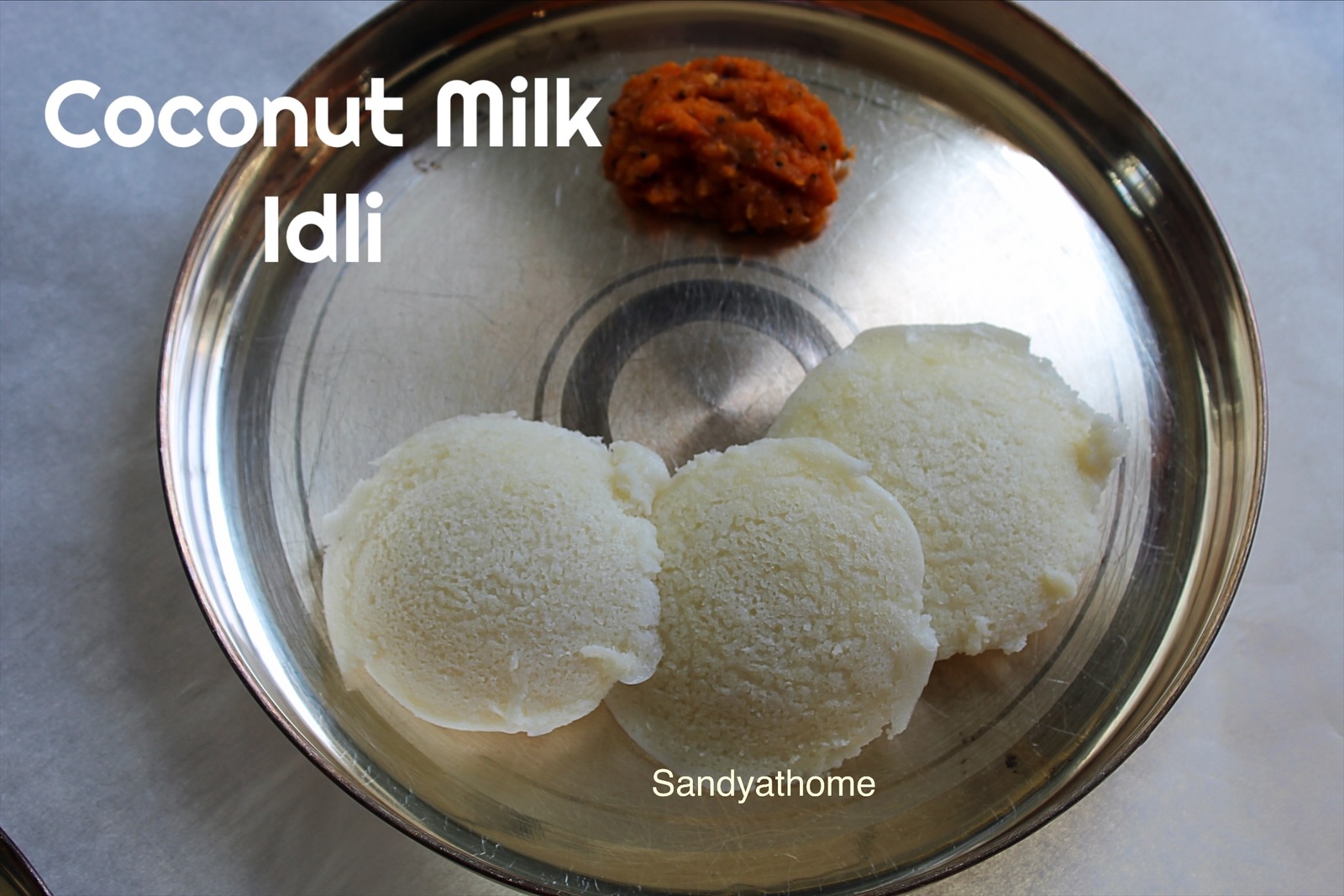 Revival coconut milk idli made with thick first extract coconut milk, South Indian temple style.
