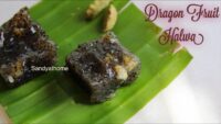 Dragon Fruit Halwa, How to make Fruit Halwa