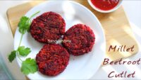Millet Beetroot Tikki, How to make Millet Tikki, Millet Cutlet