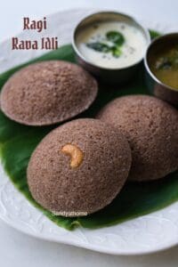 Ragi Rava Idli, How to make Instant Ragi Idli