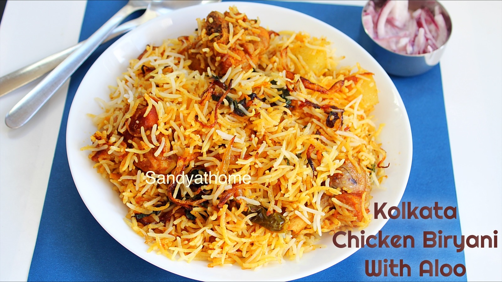 How to make Kolkata Chicken Biryani with Aloo
