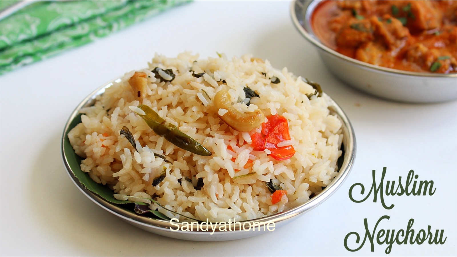 Muslim-Style Ghee Rice, Neychoru, How to make Ghee rice