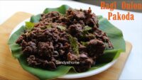 Millet Pakoda, How to make Ragi Onion Pakoda, Ragi Snacks