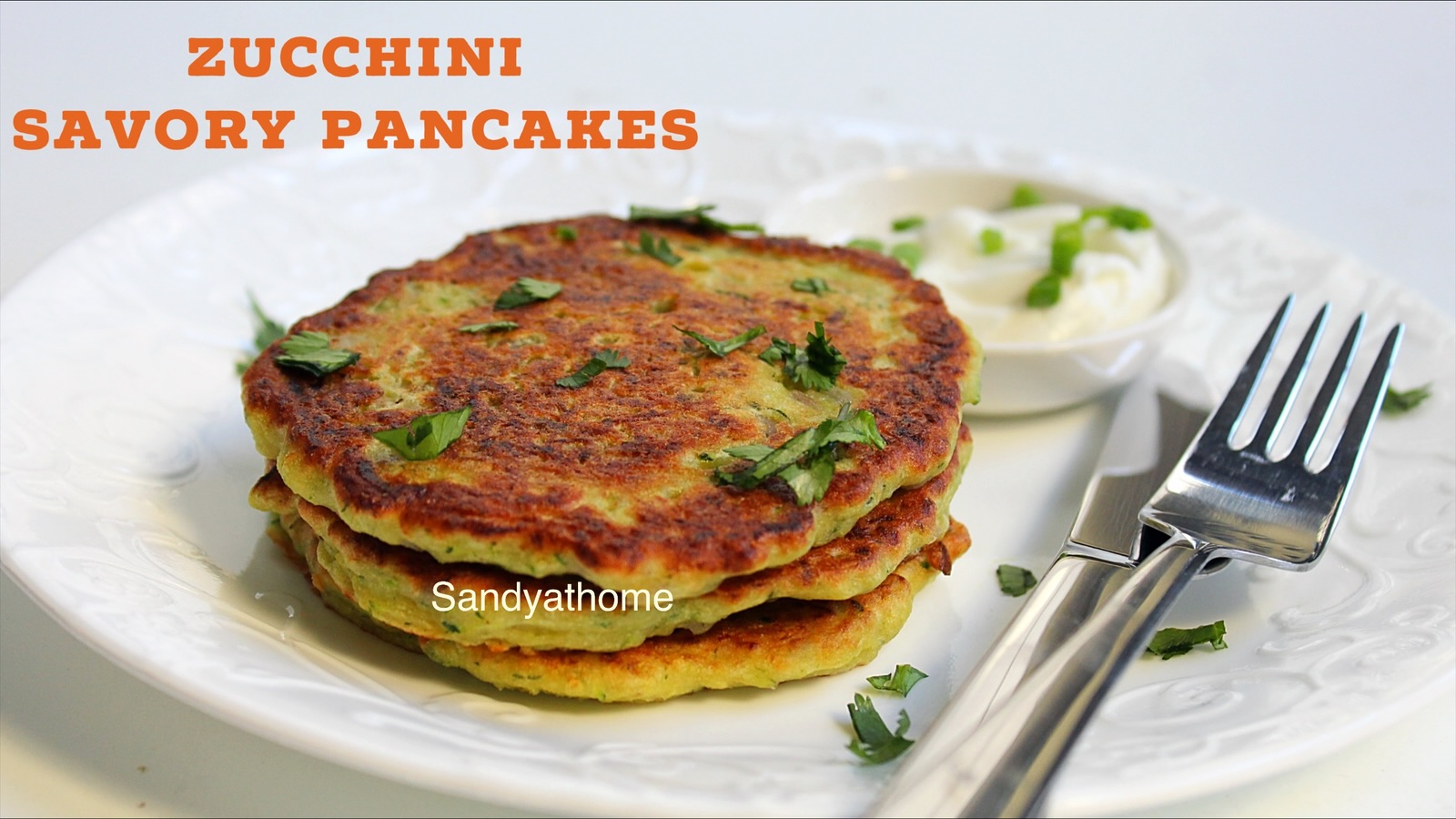 Indian-style savory pancake recipe that’s gluten-free, made with zucchini, besan, and spices.