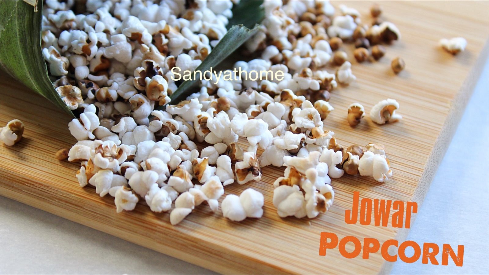 Millet Popcorn, How to make Jowar Popcorn
