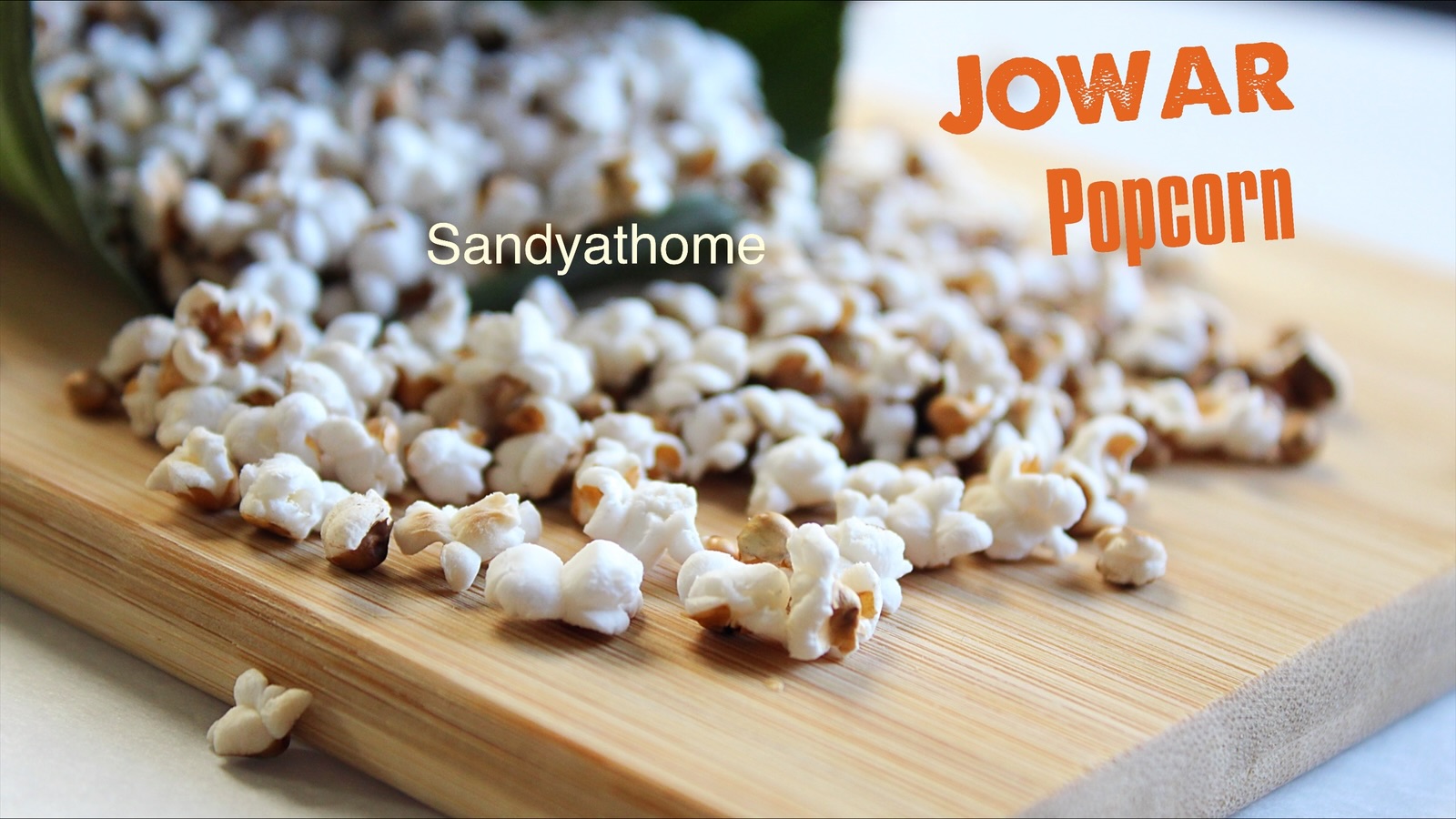 Puffed sorghum popcorn served as a crunchy Indian snack – a gluten-free millet recipe made in a pressure cooker, perfect for kids.