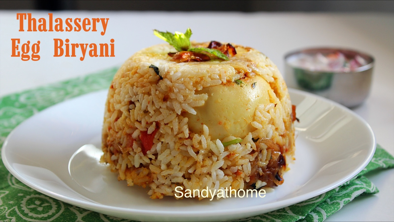 Thalassery Egg Biryani, How to make Malabar Dum Style