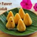 Instant saffron paneer malai modak festive recipe with milk powder and ghee