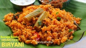 Drumstick Biryani, Munakkaya Biryani, How to make Murungakkai Biryani