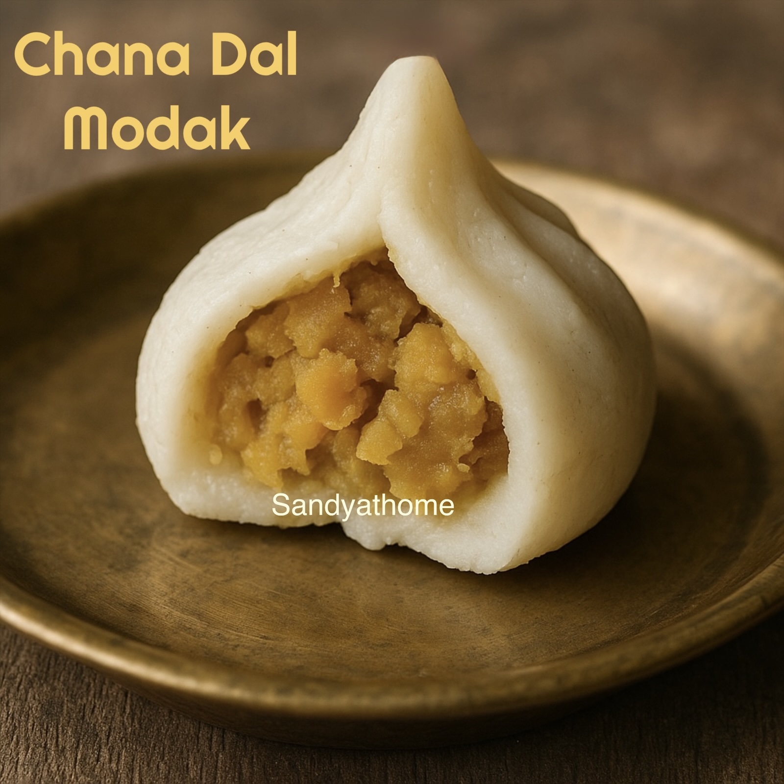 Steamed sundal pooranam modak filled with chana dal and jaggery – Ganesh Chaturthi special sweet