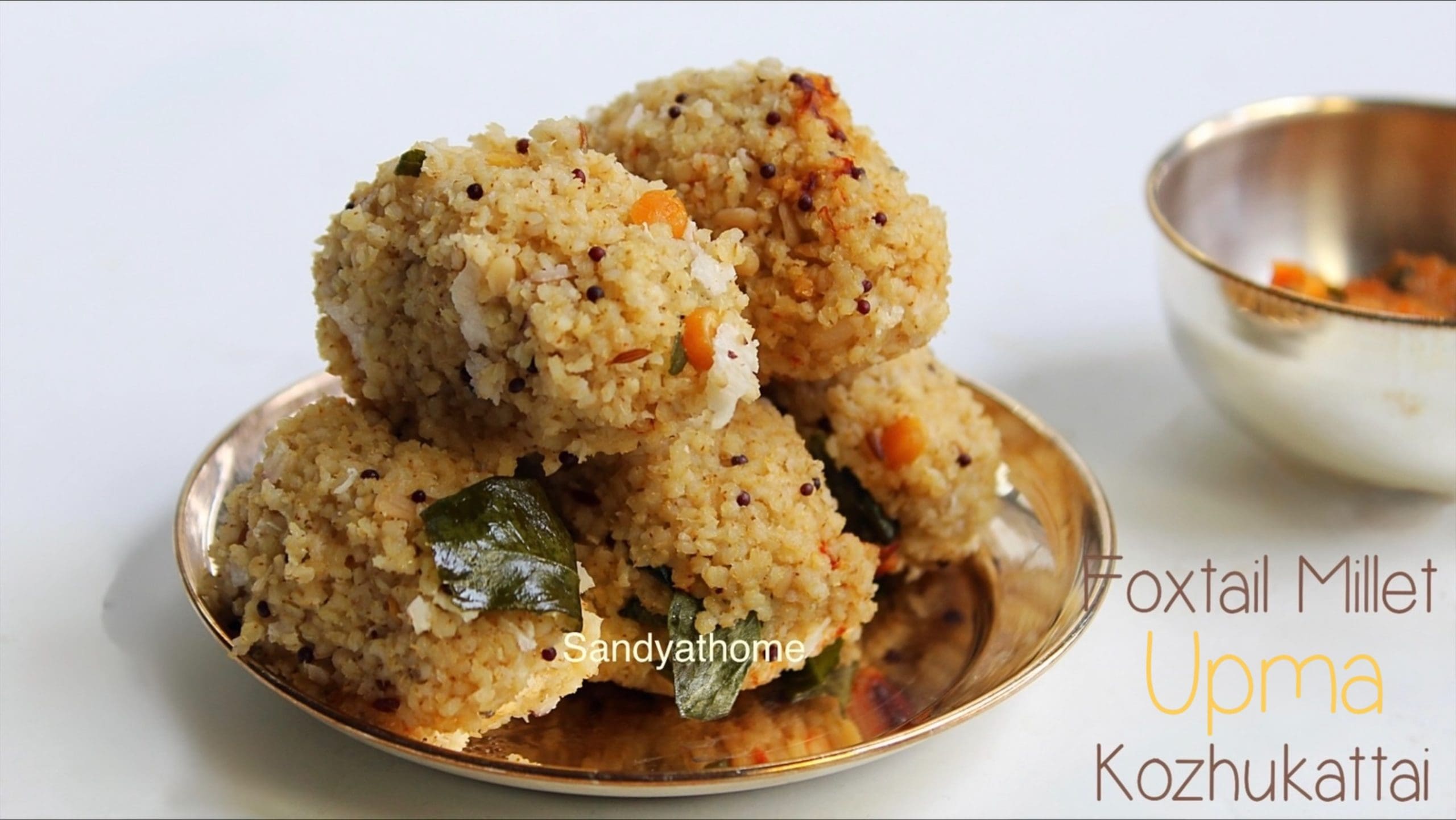 Millet Upma Kozhukattai, How to make Millet Upma Kudumulu