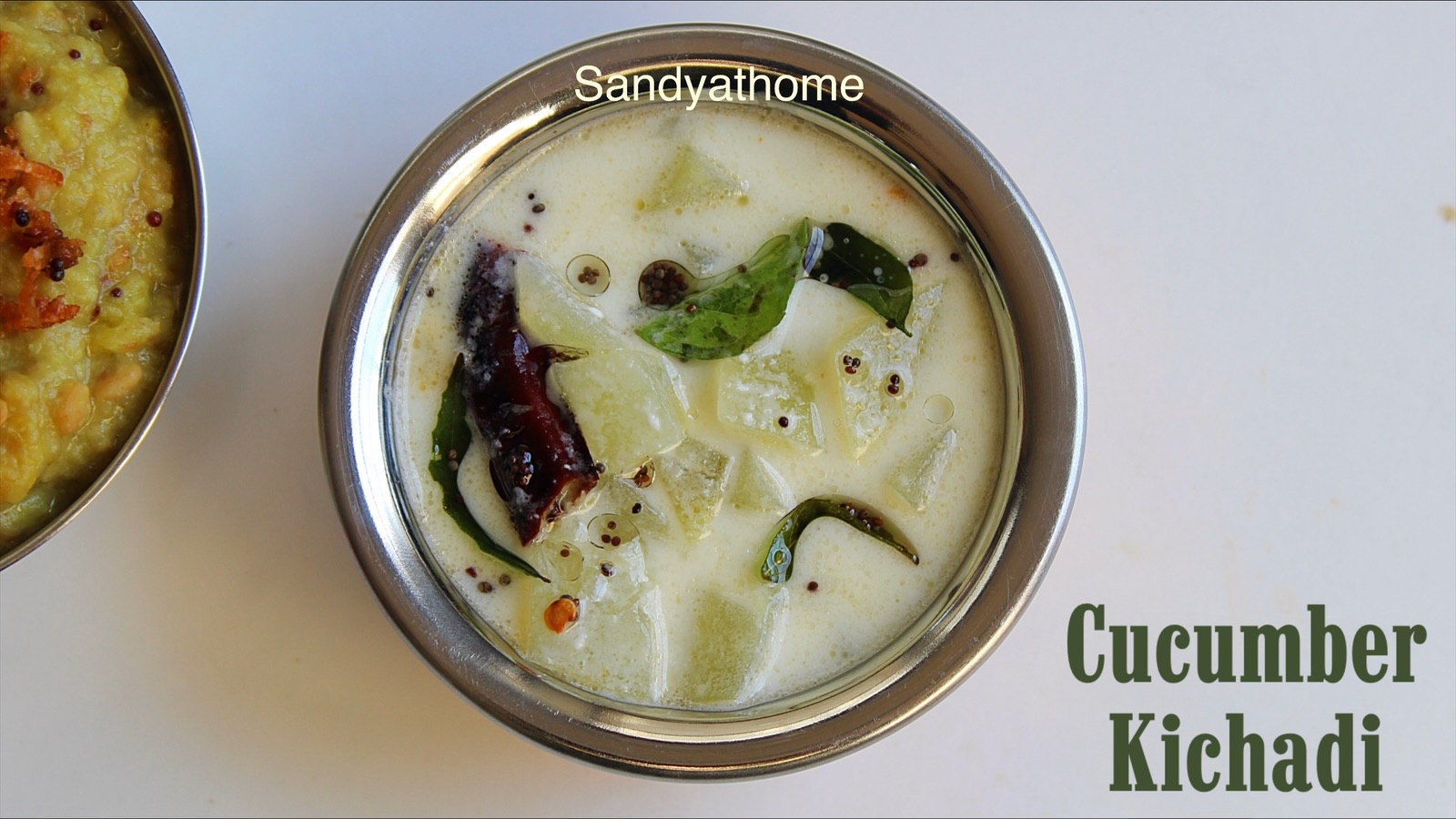 Authentic Vellarikka Kichadi made with cucumber, yogurt, and coconut tempering – classic Kerala recipe for Onam feast.