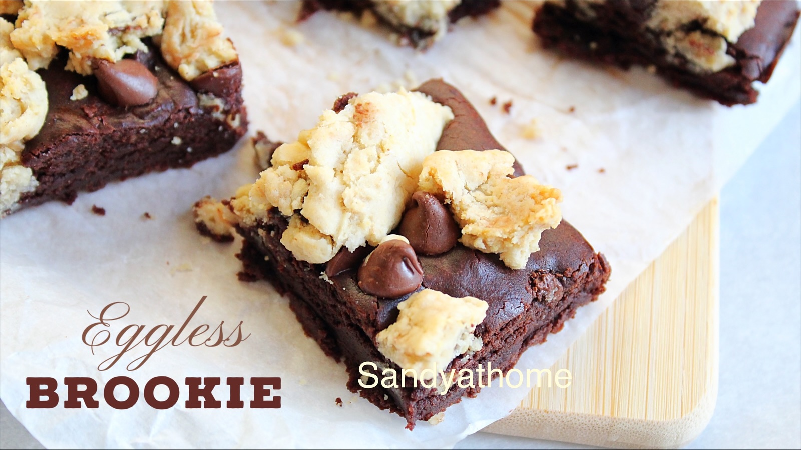 Eggless Brookie, How to make Eggless Brookie