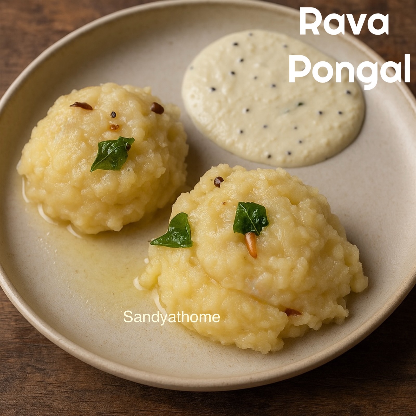 Rava Pongal, How to make Ven Pongal with Rava