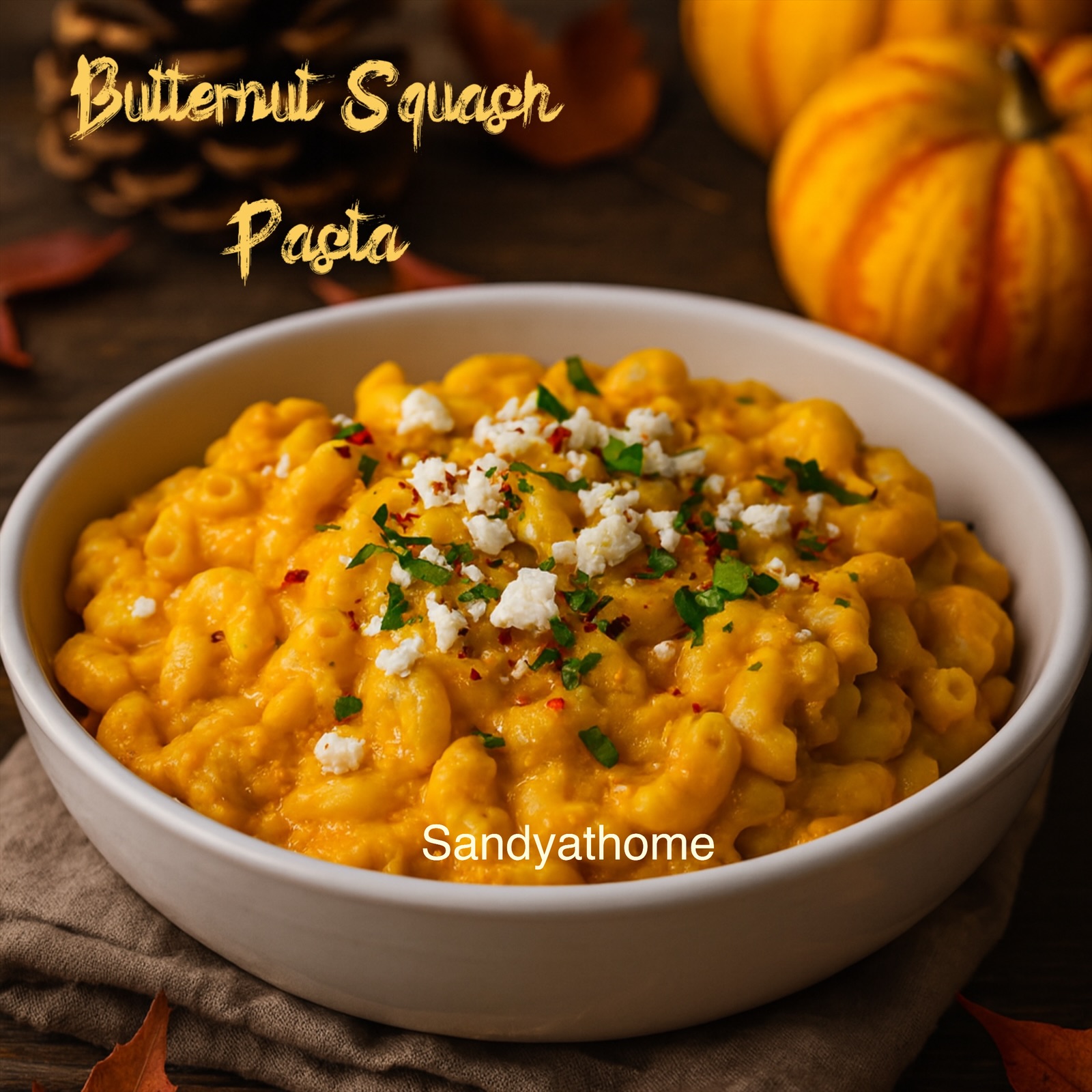 Butternut Squash Pasta, How to make Squash Pasta