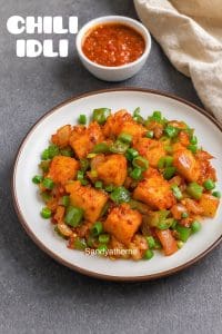 Chili Idli, How to make Chilli Idli, Leftover Idli Recipe