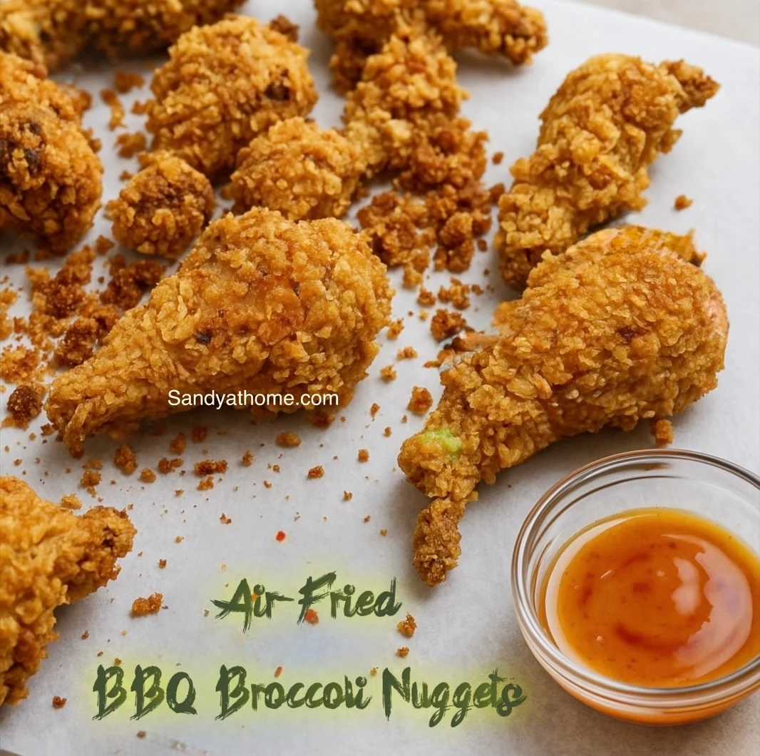 Air-Fried BBQ Broccoli Nuggets, How to make Veg BBQ Wings