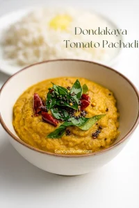 Dondakaya Tomato Pachadi, How to make Andhra-Style Ivy Gourd Chutney