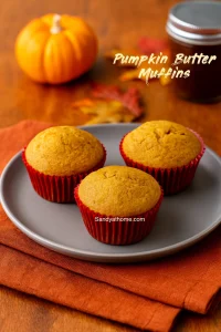 Pumpkin Butter Muffins, How to make Half-and-Half Flour Pumpkin Muffins