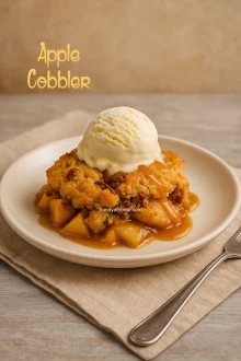 Apple Cobbler, How to make Thanksgiving Apple Cobbler