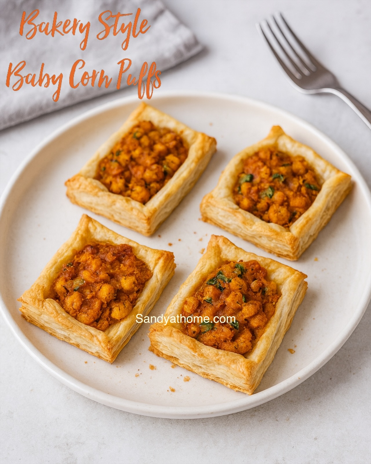 Bakery-Style Baby Corn Puffs, How to make Baby Corn Puffs
